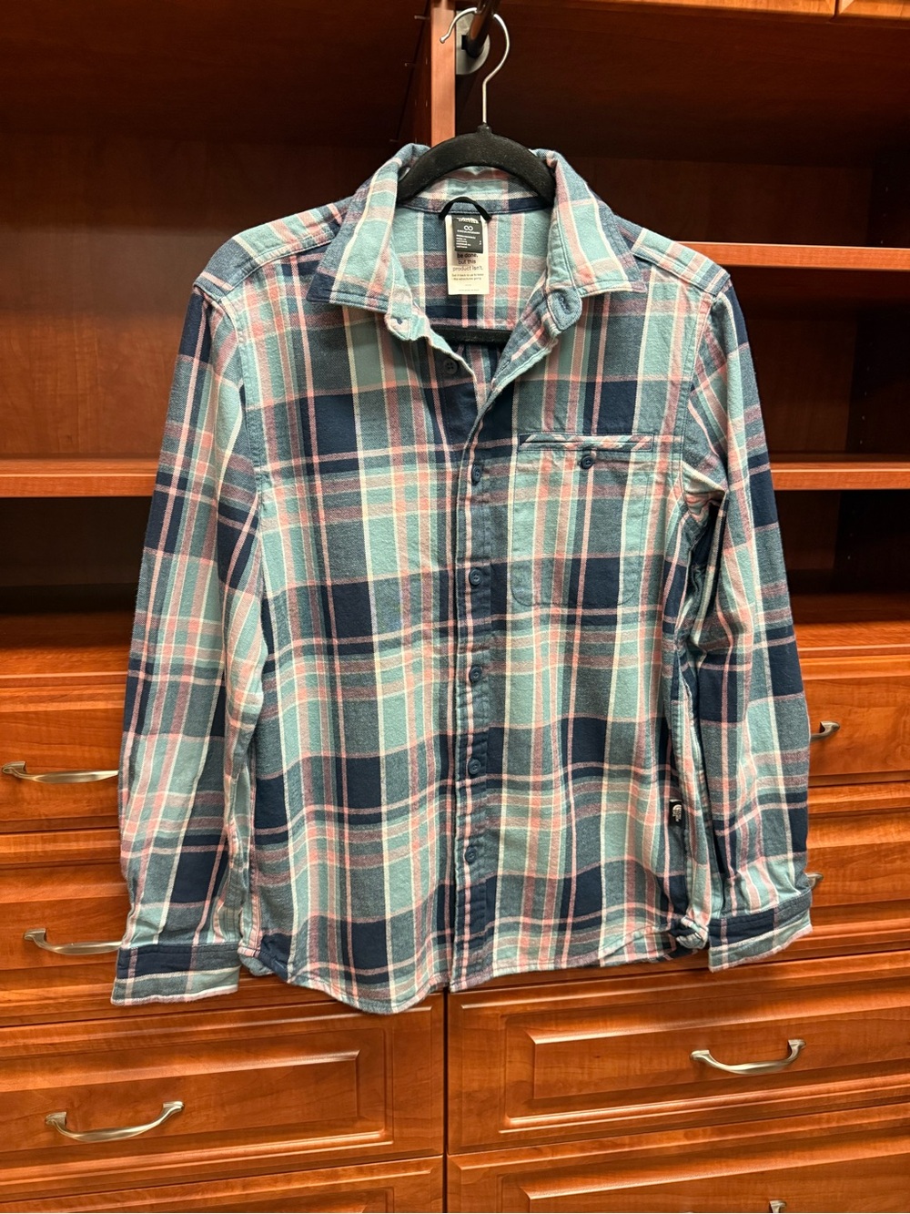 The North Face Blues & Pink Flannel Shirt
